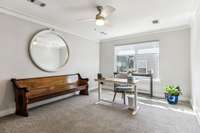 Bonus Room used as oversized office