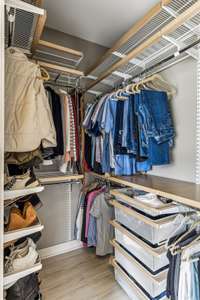 Custom primary closet