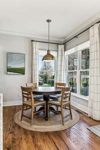 Enjoy meals overlooking the deck