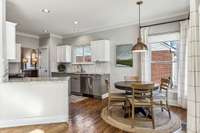 Eat-in Nook and kitchen