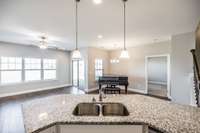 Open floor plan great for entertaining...
