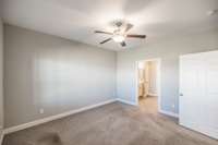 Primary bedroom...