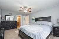 Guest bedroom 2 also has an ensuite full bathroom, with extra large walk in closet