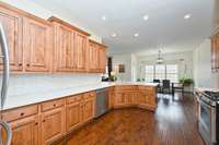 Look at all those cabinets!