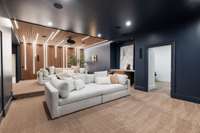 Off the media room you'll find a dedicated arcade room ready for fun and games. This versatile space also offers the perfect opportunity for a future wine cellar conversion.