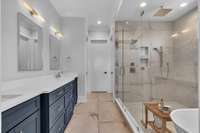 Huge primary bathroom
