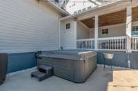 Brand new HOT tub will remain
