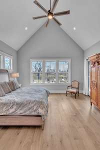 Primary bedroom suite on main level