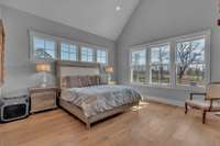 Light and bright primary bedroom suite