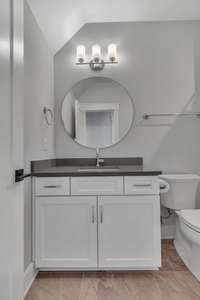 1/2 bathroom up