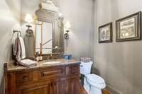 Stunning half bath