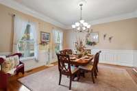 Dining area off kitchen