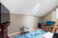 This room was used as an office or would be perfect for a hobby room or play room