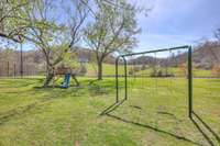 Community green space and playground