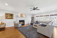 Did I mention that the sellers just had all of the windows cleaned prior to listing? This great room gives a new meaning to "great" because it's so large, open, bright, and cheerful.