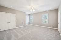Listed as Exercise Room but used as 5th Bedroom.  New Carpet! Large closet.