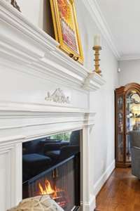 It's truly a great place to relax, entertain, or snuggle up with a good book next to the fireplace!