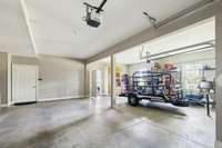 Lower Level 2 car garage with direct entry to in-law suite.