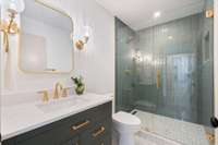 The 2nd full ensuite bathroom