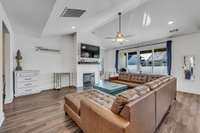 Living room is a great place for the whole household to gather.