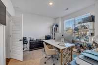 Front room makes a fantastic home office!