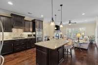 Kitchen with double ovens