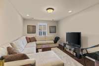 Large upstairs flex room,, could easily be converted to a bedroom