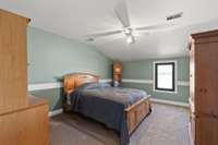 2nd Floor, Bed two (2), major closet space, full bath