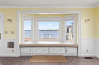 Super sized kitchen with everything you could need, over looking the lake, eat-in and see the storage / utility room for kitchen.