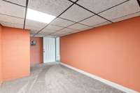 Basement: Extra room, storage, potential safe room or more