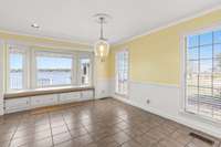 Super sized kitchen with everything you could need, over looking the lake, eat-in and see the storage / utility room for kitchen.