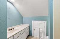 Spacious Full Bath right across from Bed 4 & 5