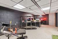 Another extra room in the basement: More storage, Office, workout room, potential safe room or more