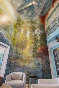 handpainted mural sure to spur conversations!