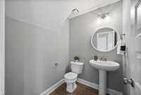 Half bath for guests!
