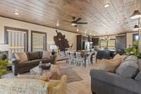 Interior of similar cabin in community.  Interior finishes and furnishings will vary from cabin to cabin.