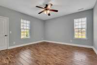 Bredroom #3 is spacious, lots of natural light and walk-in closet.