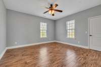 Bedroom #2 is spacious with walk- in closet.