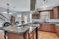 Another picture of the gorgeous kitchen.