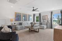 Picture of a completed model home