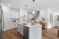 Picture of a completed model home