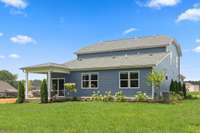 Picture of a completed model home