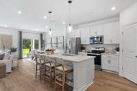 Picture of a completed model home