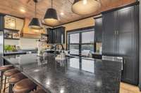 NEW KITCHEN LAYOUT!  Interior of similar cabin in community.  Interior finishes will vary from cabin to cabin.