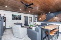 Interior of similar cabin in community.  Interior finishes will vary from cabin to cabin.