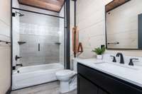 Interior of similar cabin in community.  Interior finishes will vary from cabin to cabin.