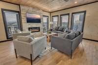 NEW KITCHEN LAYOUT!  Interior of similar cabin in community.  Interior finishes will vary from cabin to cabin.