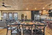 NEW KITCHEN LAYOUT!  Interior of similar cabin in community.  Interior finishes will vary from cabin to cabin.