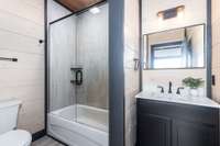 Interior of similar cabin in community.  Interior finishes will vary from cabin to cabin.