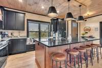 NEW KITCHEN LAYOUT!!  Interior of similar cabin in community.  Interior finishes and furnishings will vary from cabin to cabin.